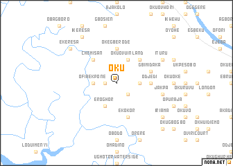 map of Oku