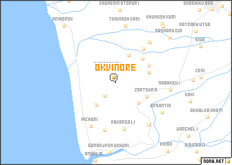 map of Okvinore