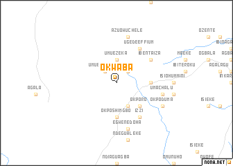 map of Okwaba