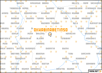 map of Okwabinabetinso