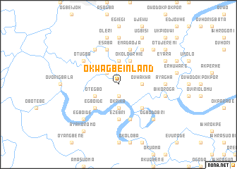 map of Okwagbe Inland