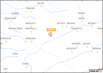 map of Okwa