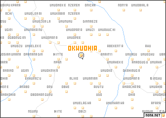 map of Okwuohia
