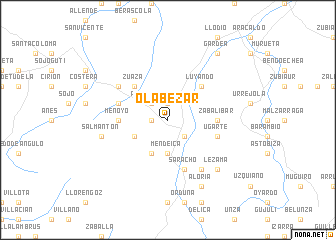 map of Olábezar