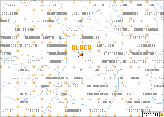 map of Olaca