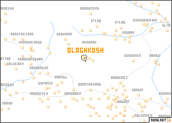 map of Olāgh Kosh