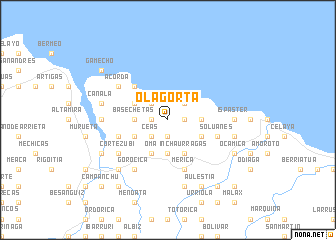 map of Olagorta