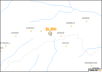 map of Olahi