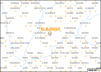 map of Olajogun