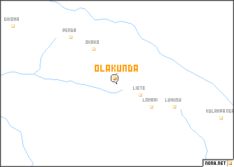 map of Olakunda