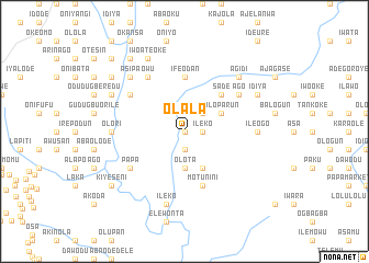 map of Olala