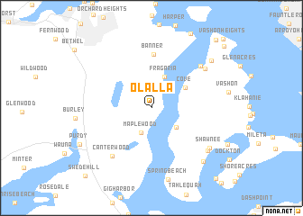 map of Olalla