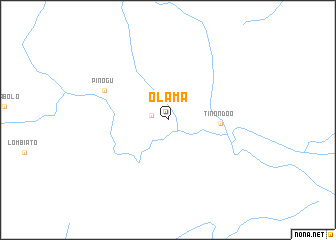 map of Olama