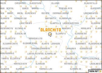 map of Olanchito
