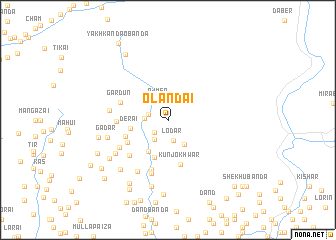 map of Olandai