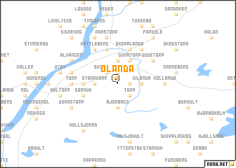 map of Ölanda