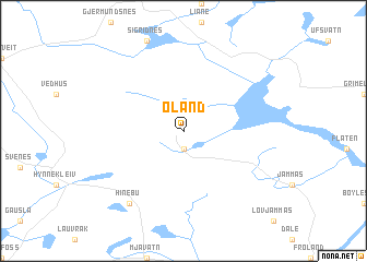 map of Oland