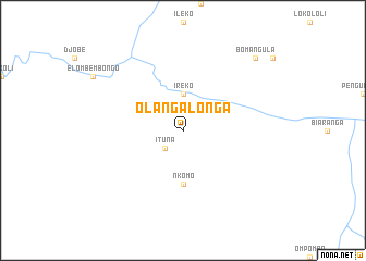 map of Olangalonga