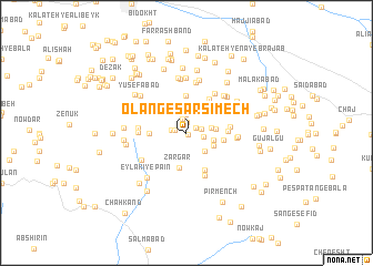 map of Olang-e Sar Sīmech