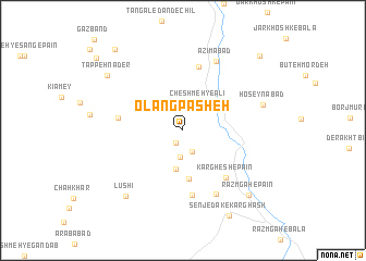 map of Olang Pasheh