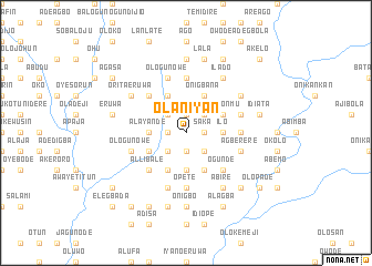 map of Olaniyan