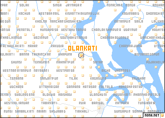 map of Olankāti