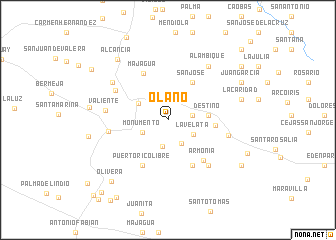 map of Olano