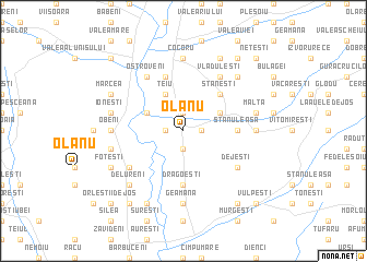 map of Olanu