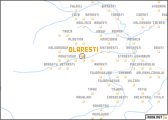 map of Olăreşti