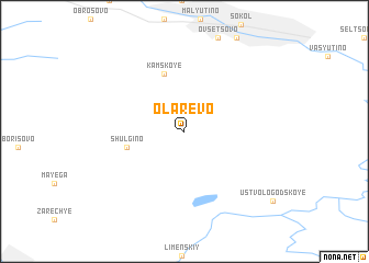 map of Olarevo