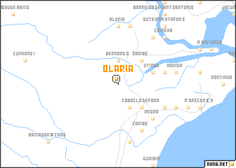 map of Olaria