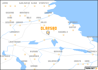 map of Olarsbo