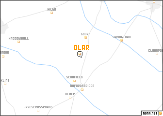 map of Olar