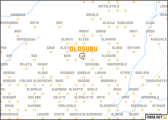 map of Olasubu