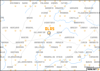 map of Olás