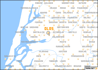 map of Olas