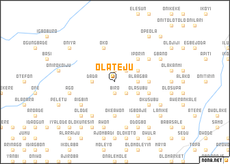 map of Olateju