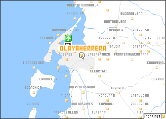 map of Olaya Herrera