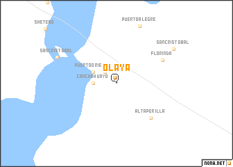 map of Olaya