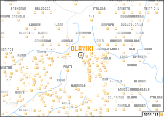 map of Olayiki