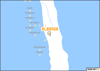 map of Olbanga