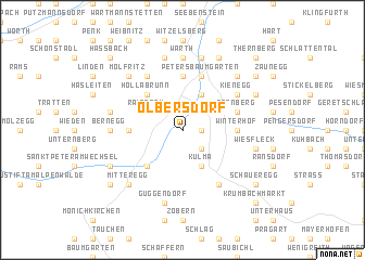 map of Olbersdorf