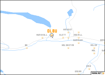 map of Olbu