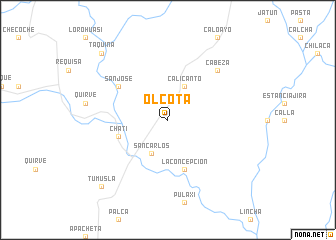 map of Olcota
