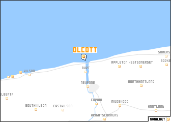 map of Olcott