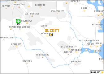 map of Olcott