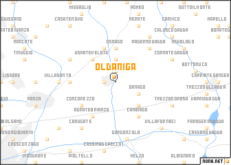 map of Oldaniga