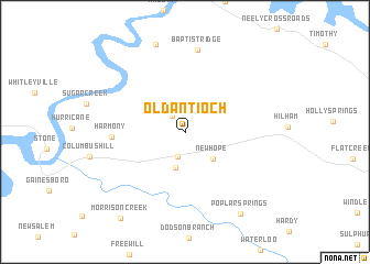 map of Old Antioch