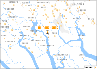 map of Old Bakana