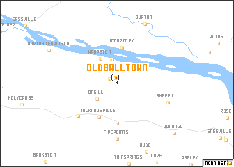 map of Old Balltown